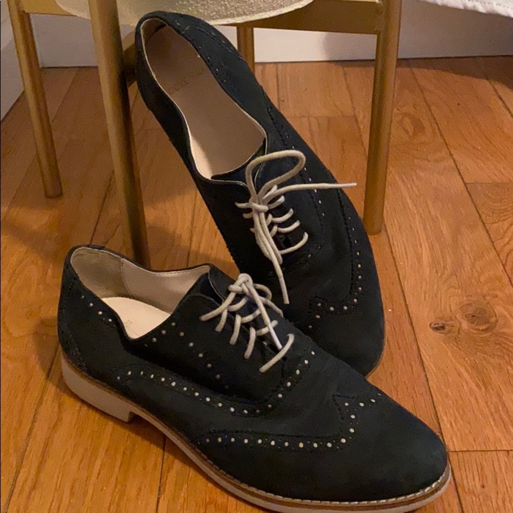 Cole haan suede oxfords